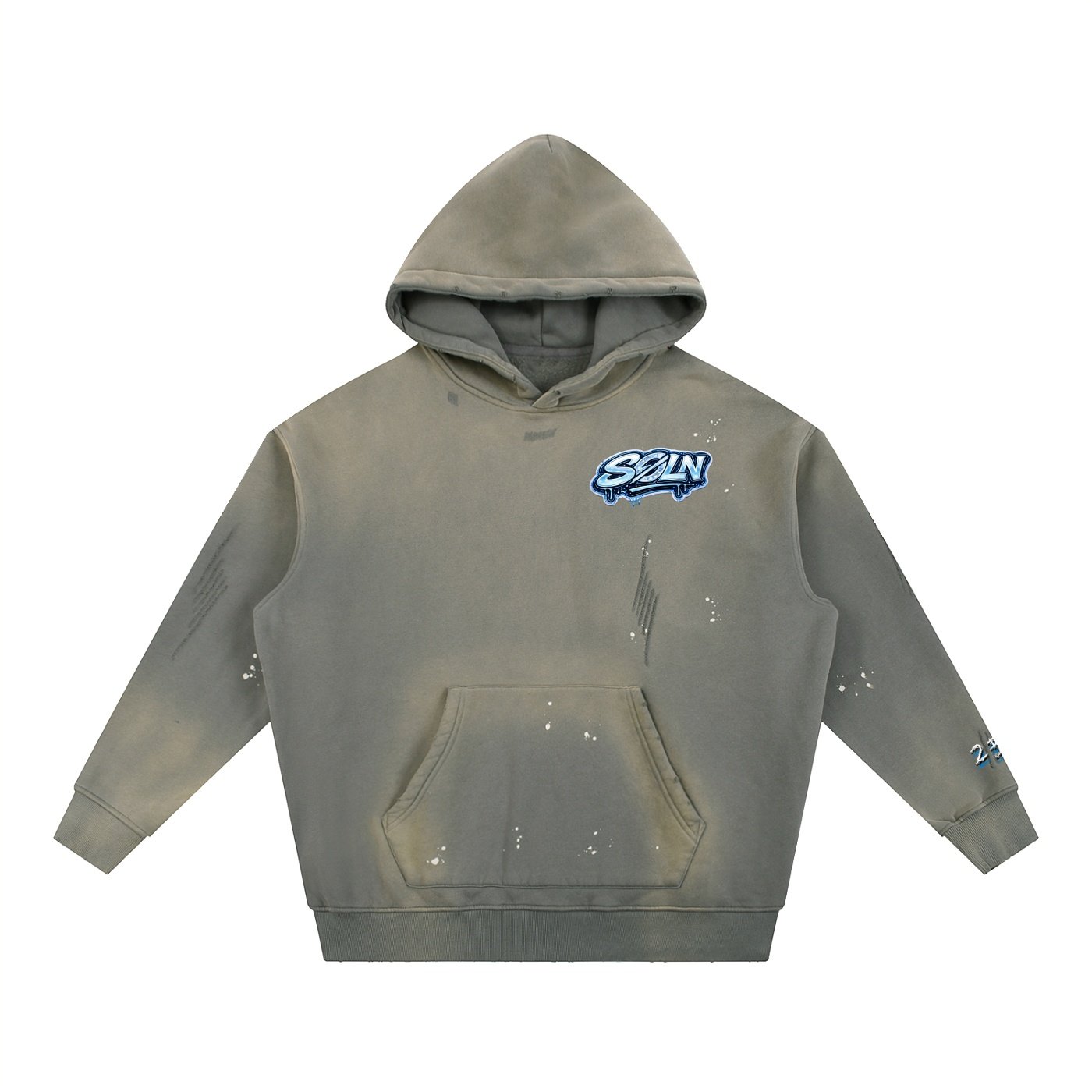SØLN- Vintage Fleece Hoodie Core_Edition - Image 3