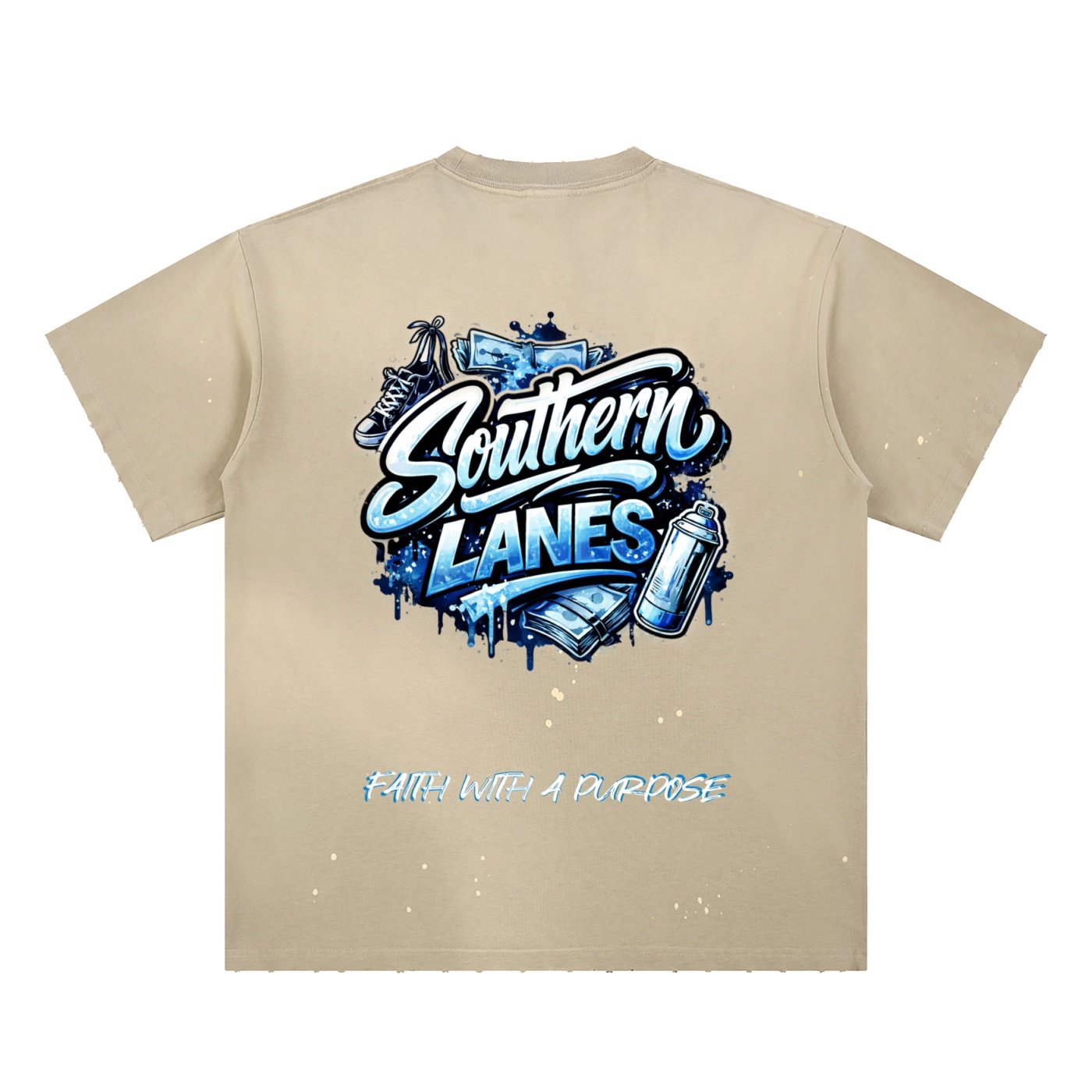 SØLN-Motion Paint Splatter T-Shirt - Image 4